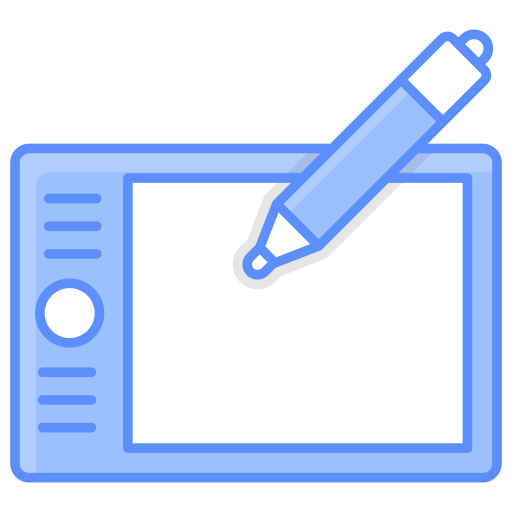 tableta digital Generic color lineal-color icono