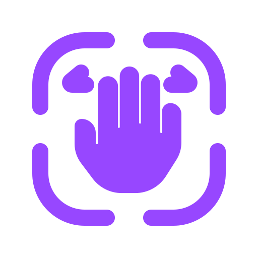rozpoznawanie gestów Generic color fill ikona