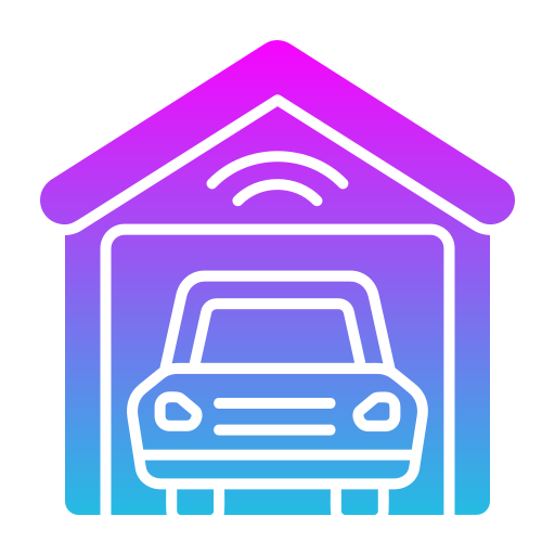 Smart garage Generic gradient fill icon