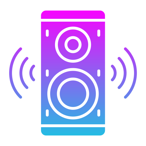 Smart speaker Generic gradient fill icon