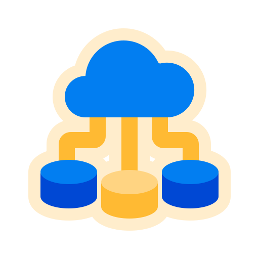cloud-daten Generic color fill icon