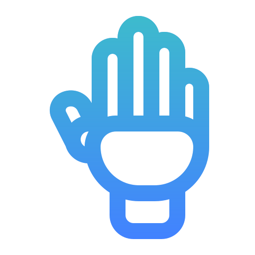 Robot hand Generic gradient outline icon