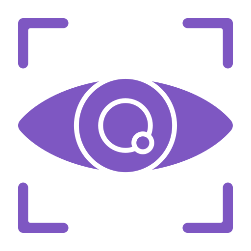 Сканер глаз Generic color fill иконка