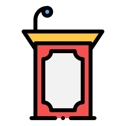 연설 Generic color outline icon