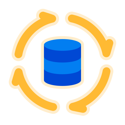 Data processing Generic color fill icon