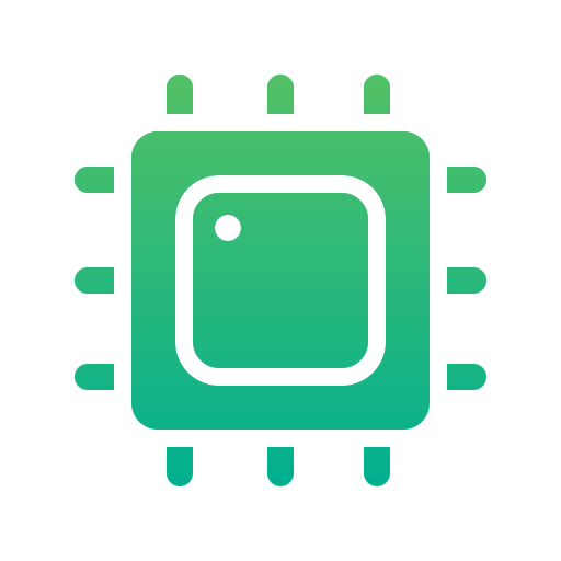 mikrochip Generic gradient fill icon