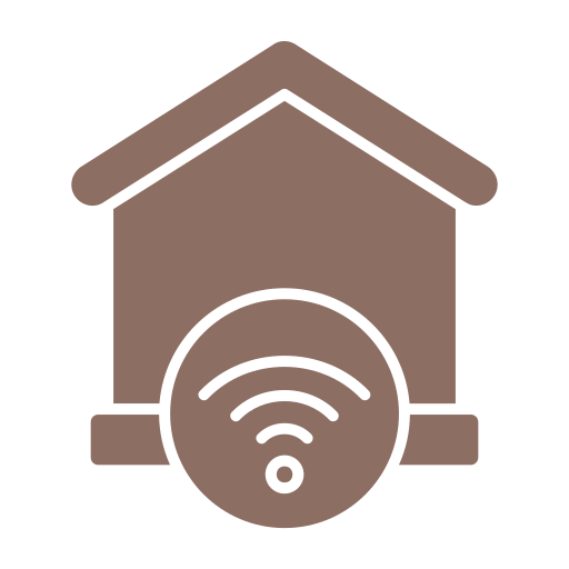 wifi en casa Generic color fill icono
