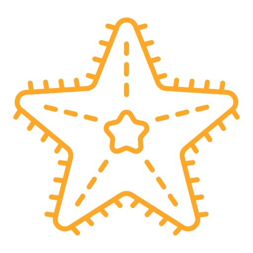 Starfish Generic color outline icon