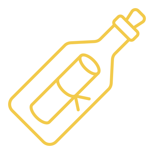 Message in a bottle Generic color outline icon