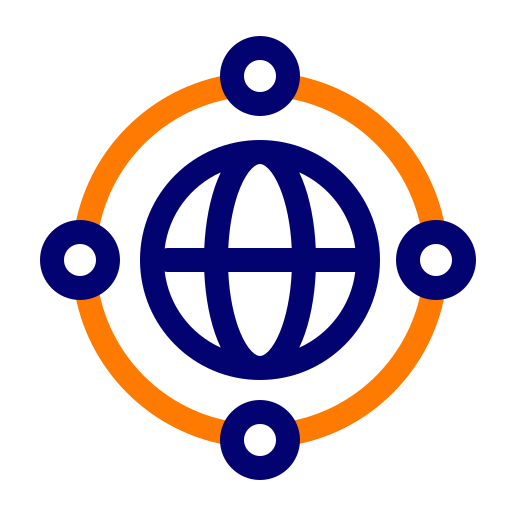 グローバルリンク Generic color outline icon