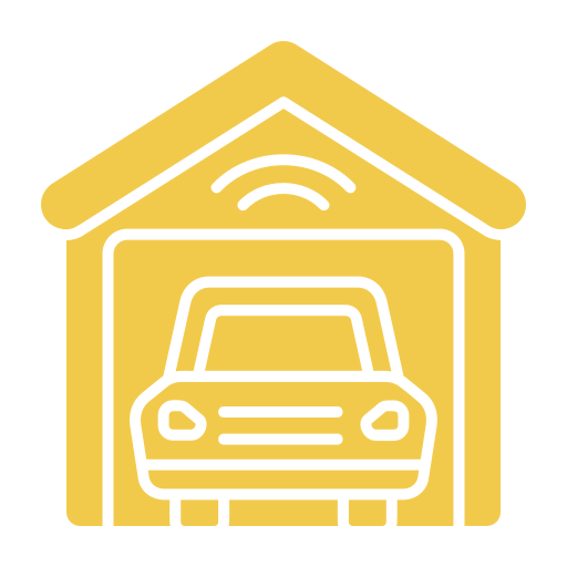Smart garage Generic color fill icon