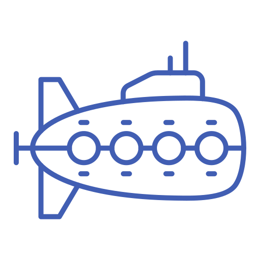 submarino Generic color outline icono
