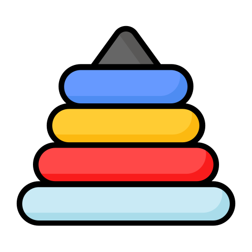 pyramidenringe Generic color lineal-color icon