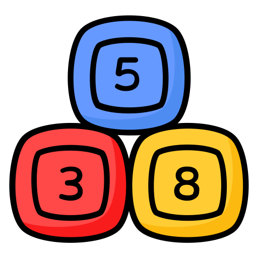 números Generic color lineal-color icono