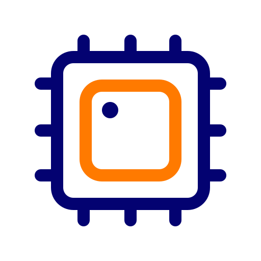 マイクロチップ Generic color outline icon