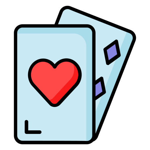 kartenspielen Generic color lineal-color icon