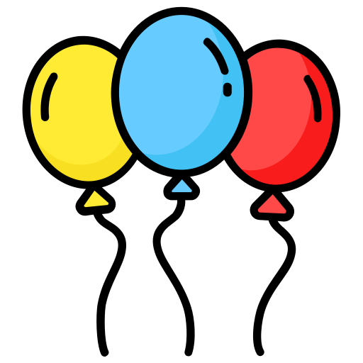 Надувные шарики Generic color lineal-color иконка
