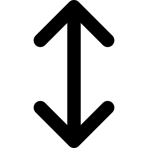 scorrere Basic Rounded Lineal icona