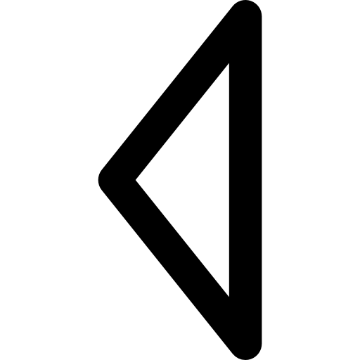 freccia sinistra Basic Rounded Lineal icona