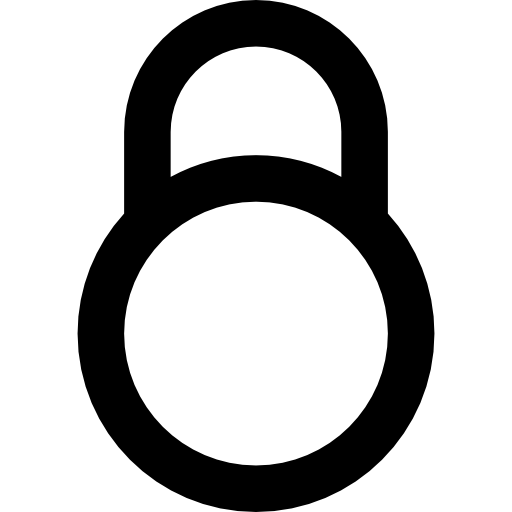Lock Basic Rounded Lineal icon