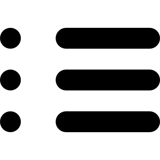 menú Basic Rounded Lineal icono