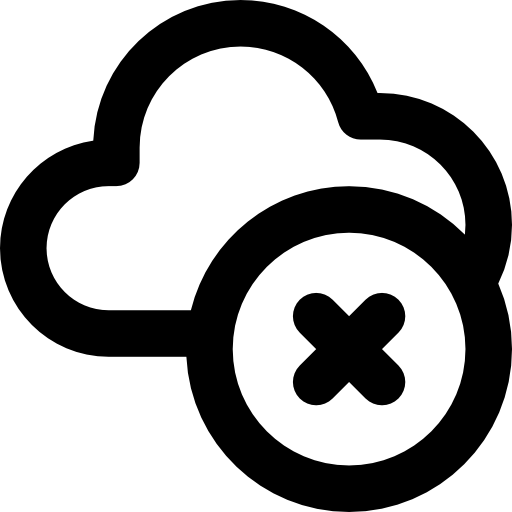 chmura obliczeniowa Basic Rounded Lineal ikona