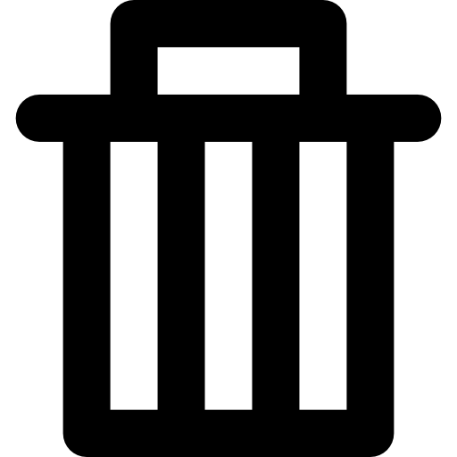 Garbage Basic Rounded Lineal icon