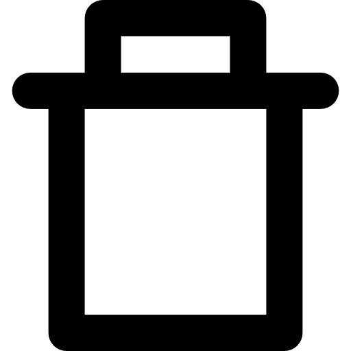 찌꺼기 Basic Rounded Lineal icon