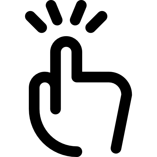 タップ Basic Rounded Lineal icon