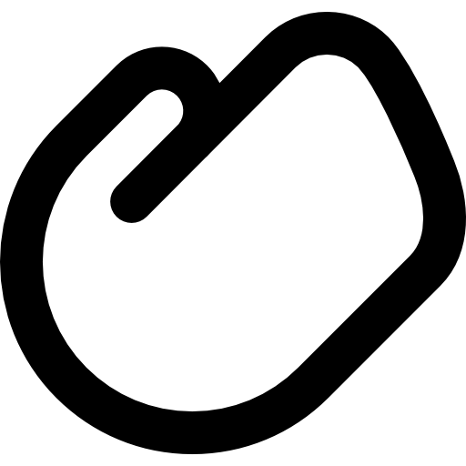 handgebaar Basic Rounded Lineal icoon