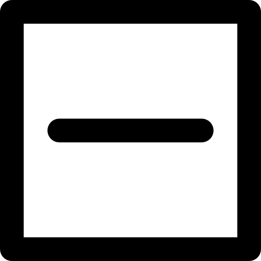 マイナス Basic Rounded Lineal icon