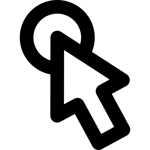 cursor Basic Rounded Lineal icono