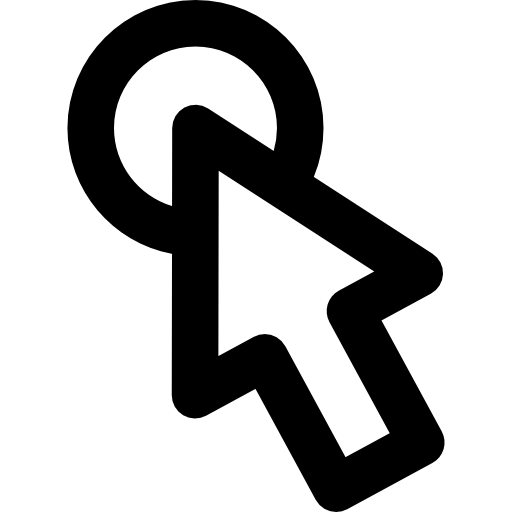 Cursor Basic Rounded Lineal icon