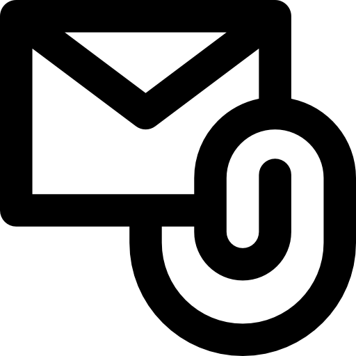 e-mail Basic Rounded Lineal icona