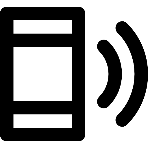 téléphone portable Basic Rounded Lineal Icône