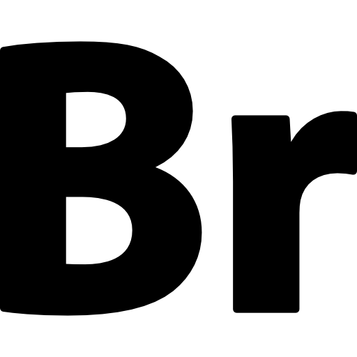 Adobe bridge Basic Rounded Filled icon