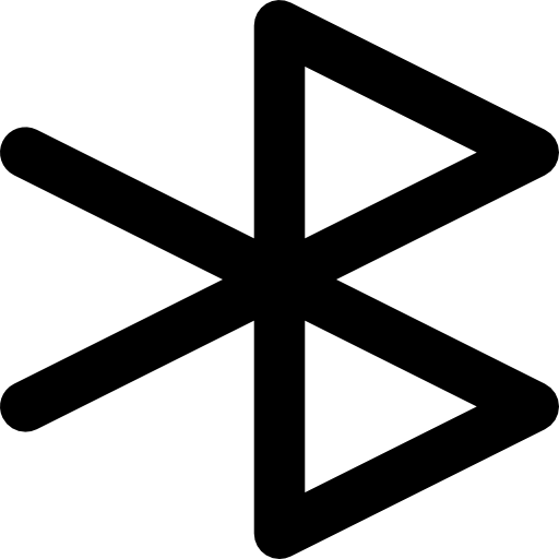 bluetooth Basic Rounded Lineal icono