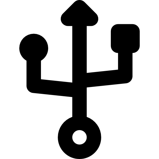 usb Basic Rounded Lineal иконка