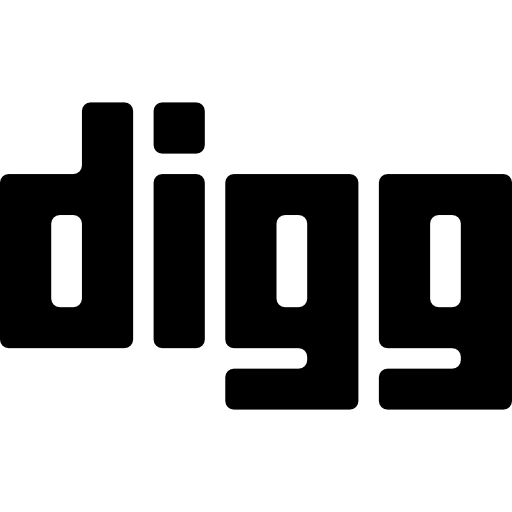 digg Basic Rounded Filled Ícone