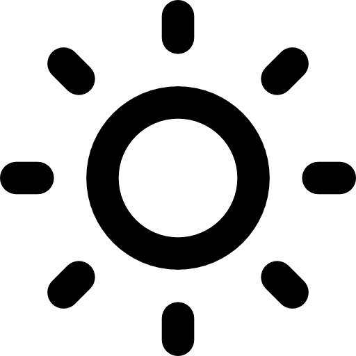 Sun Basic Rounded Lineal icon