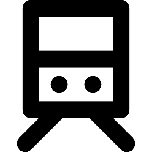 pociąg Basic Rounded Lineal ikona