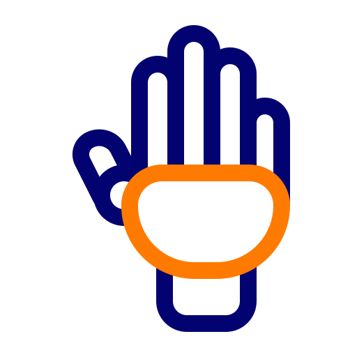 Robot hand Generic color outline icon