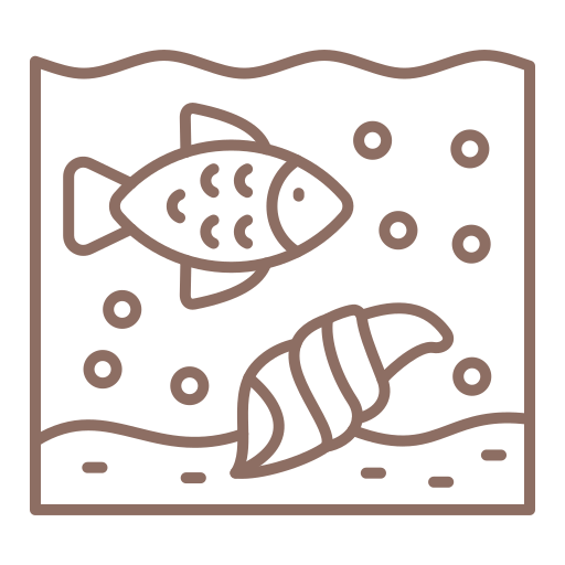 해양 생물 Generic color outline icon