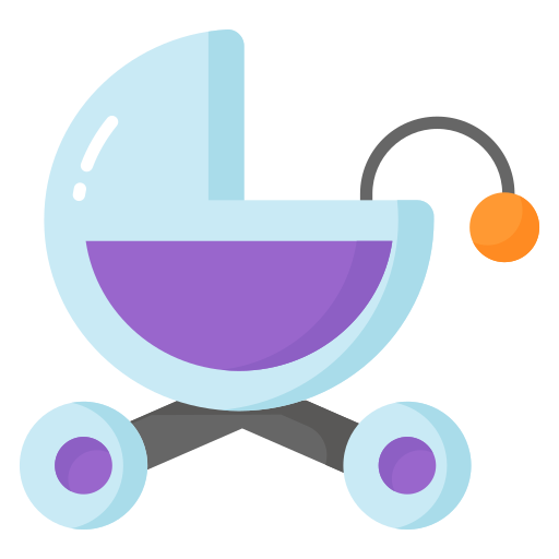 Baby carriage Generic color fill icon
