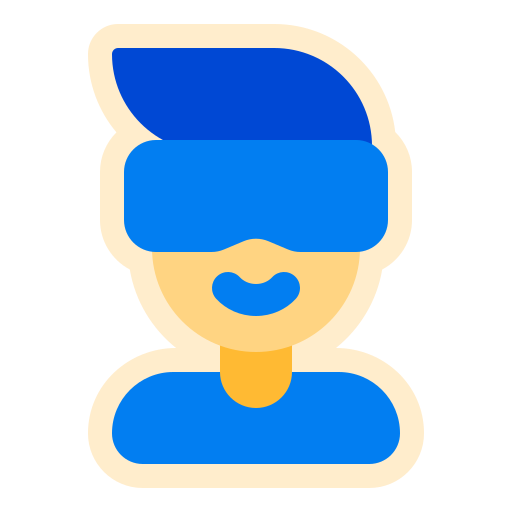 Virtual reality Generic color fill icon