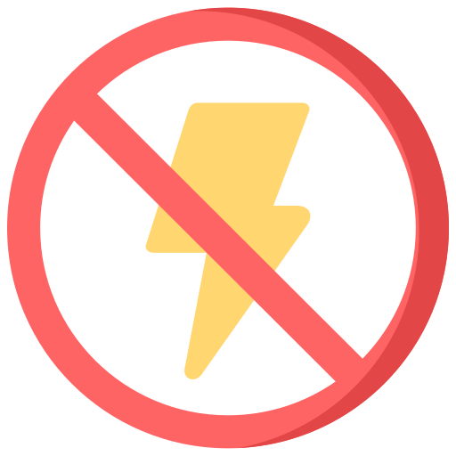 No energy Generic color fill icon