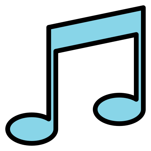 Music note Generic color lineal-color icon