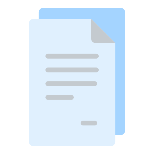Document file Generic color fill icon