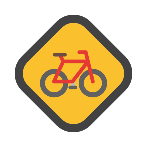 Bicycle Generic color fill icon