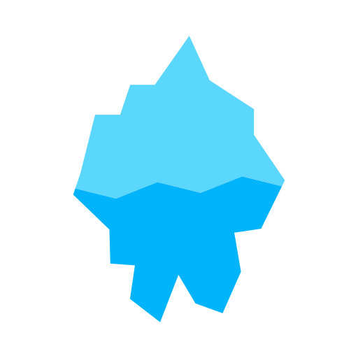 ijsberg Generic color fill icoon